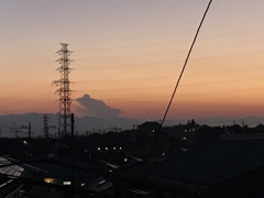 7/31 今日の夕空。 