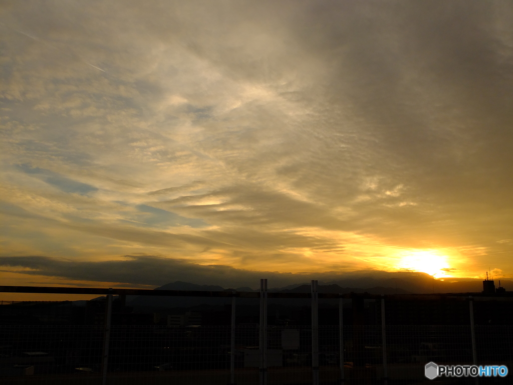 11/21　今日の夕空8。
