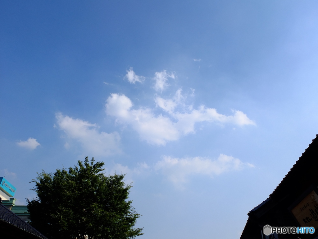 7/11　小江戸の空。
