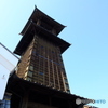 川越　時の鐘正面。