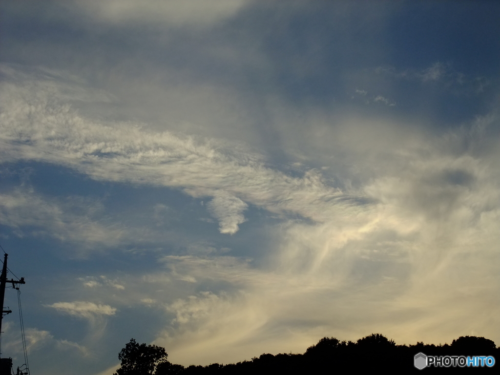 10/9　職場の夕空