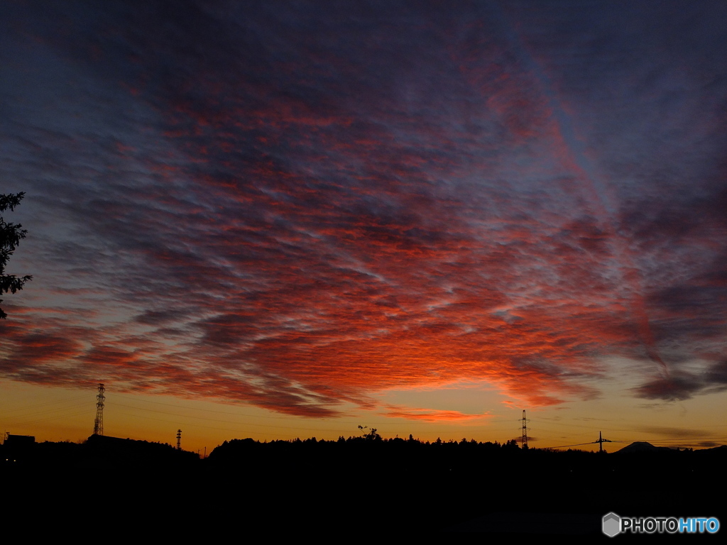 1/27　今日の夕空2