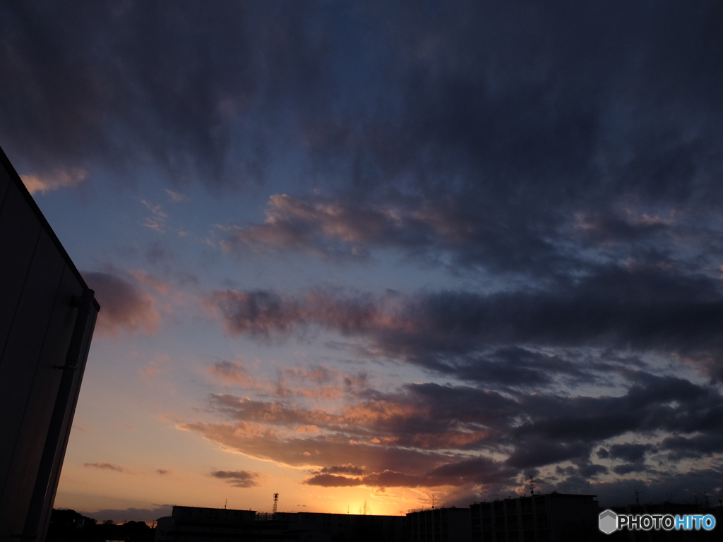 12/27　今日の夕空5。