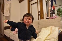 起こさないで