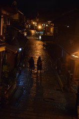 雨上がりの