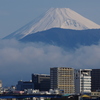 富士の見える街