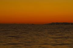 駿河湾の夕景