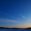 朝焼けの空