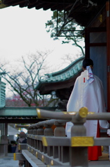 神事の最中