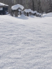 雪の輝き