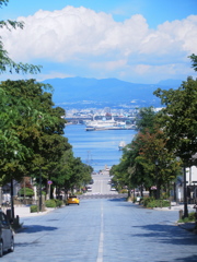 9月の八幡坂