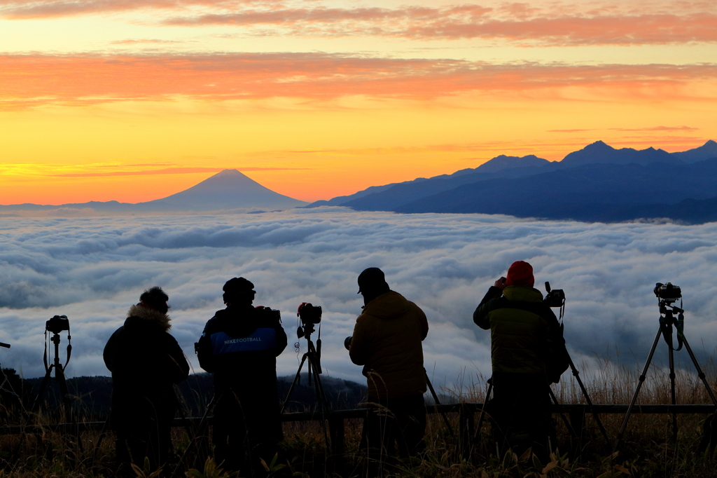 １１月２１日　富士を撮る