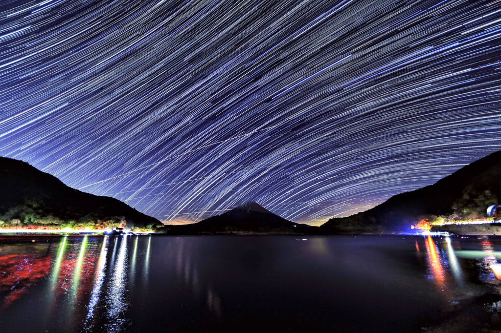 星に囲まれている