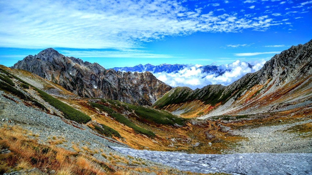 剱岳と後立山連峰