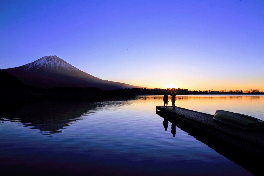 田貫湖の光