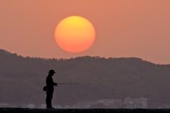 優しい夕日