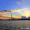 光芒と大橋