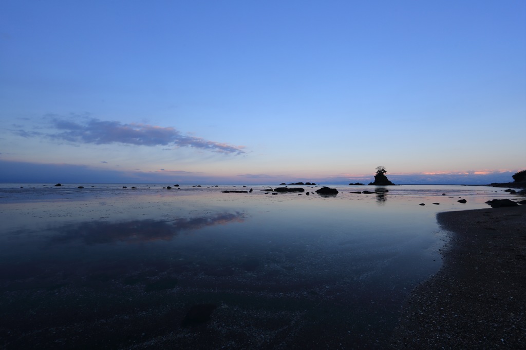 静かな夕方