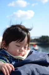 母ちゃん、早くふいてくれよ。
