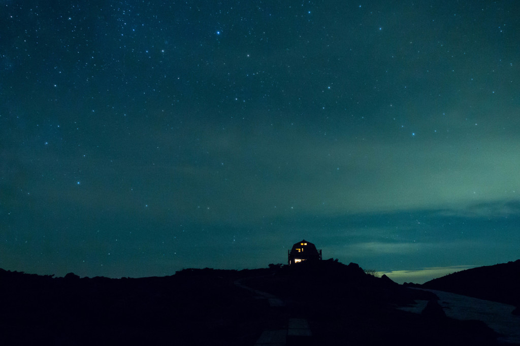 雲ノ平の夜