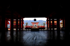 厳島神社からの大鳥居