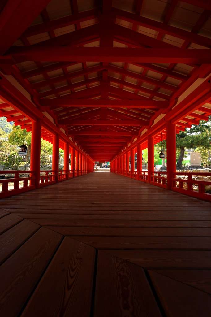 厳島神社　回廊