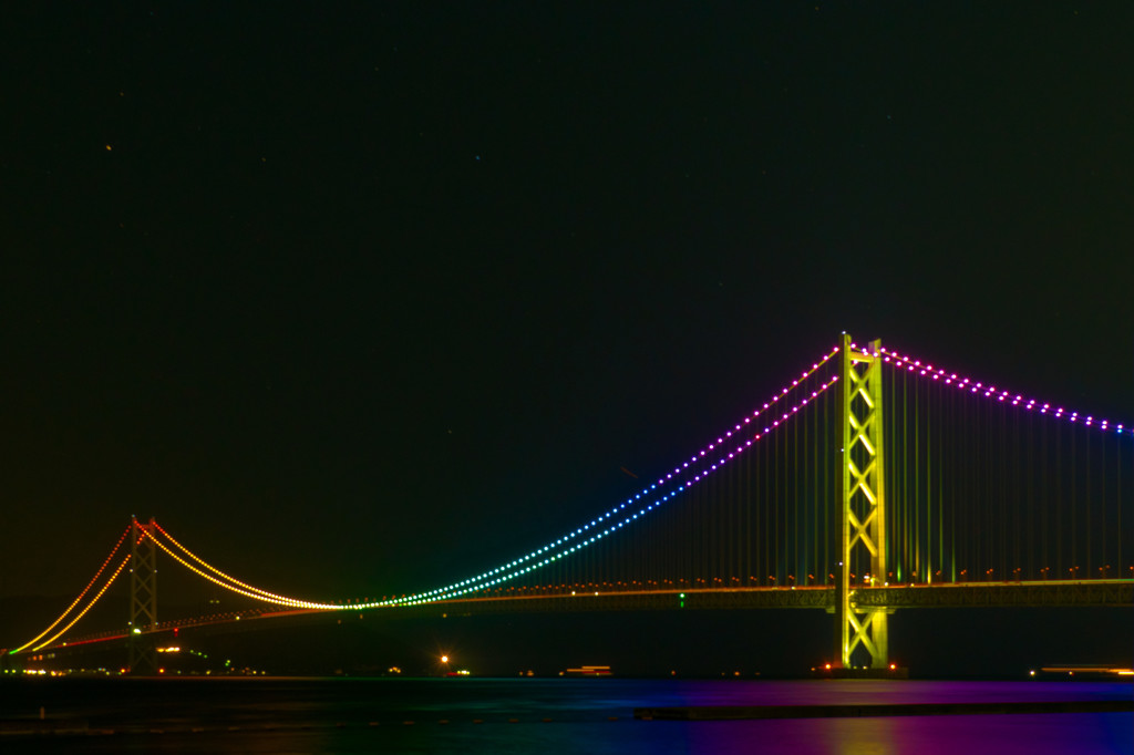 レインボー・明石海峡大橋