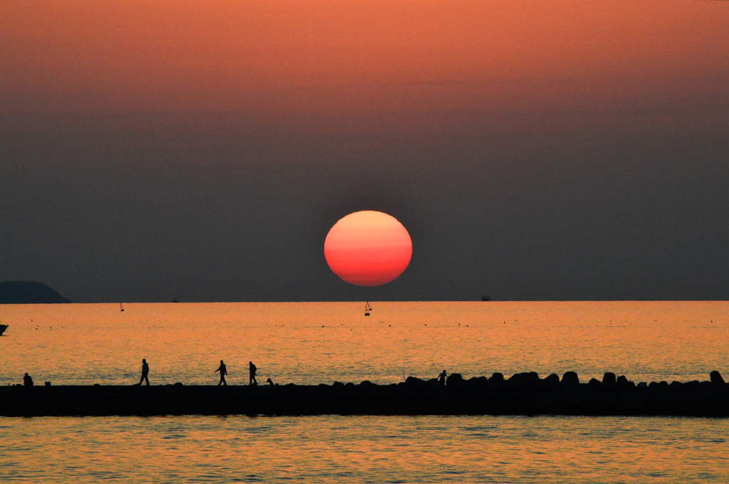 夕陽・1
