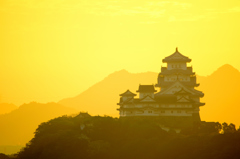 夜明けの姫路城