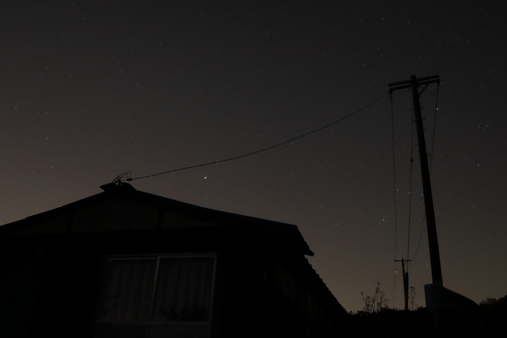 初めての星空撮影♪