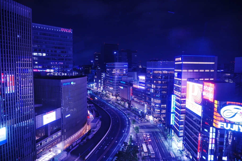 銀座東急プラザからの夜景