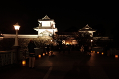 金沢城ライトアップ