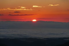 栗駒山からの日の出１