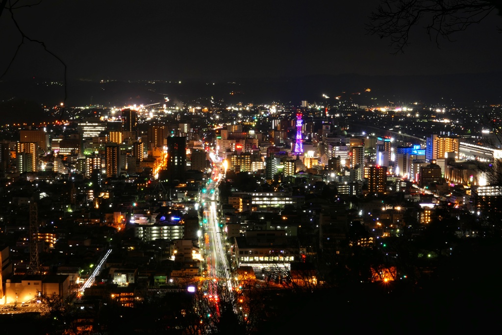 福島市夜景