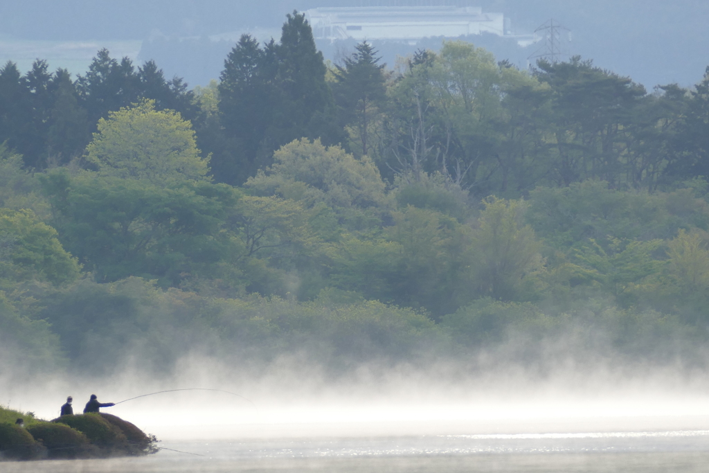 けあらしの田貫湖
