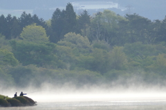 けあらしの田貫湖