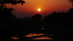 ある日の日の出