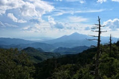 磐梯山と猪苗代湖