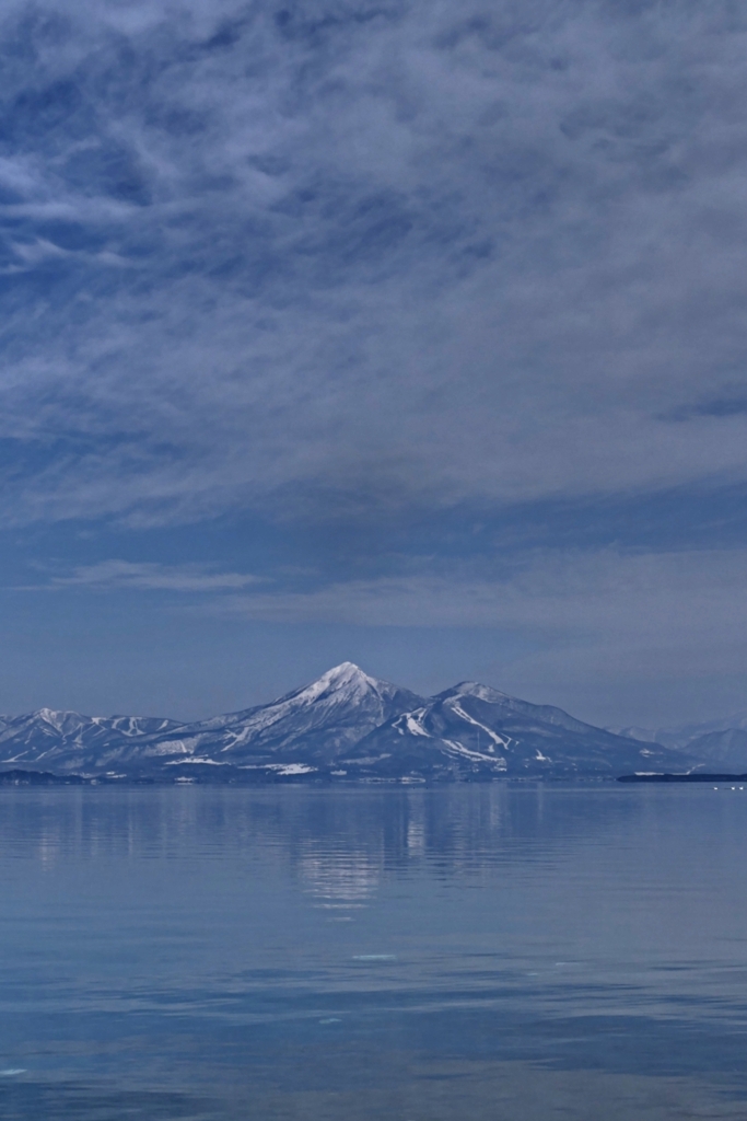猪苗代湖と磐梯山