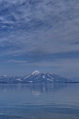 猪苗代湖と磐梯山