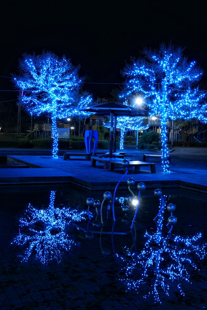ブルーイルミネーション