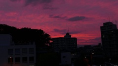 妖しい夕焼け
