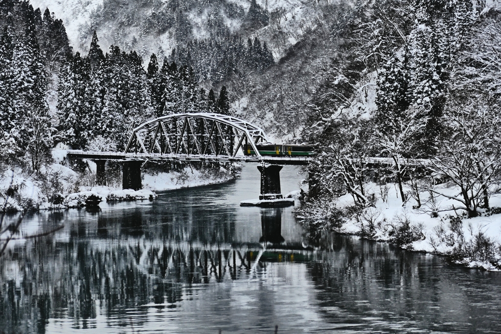 会津只見線第４橋梁