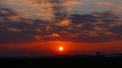 11/30の夕日＠足利市