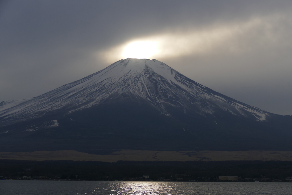 一応ダイヤモンド富士