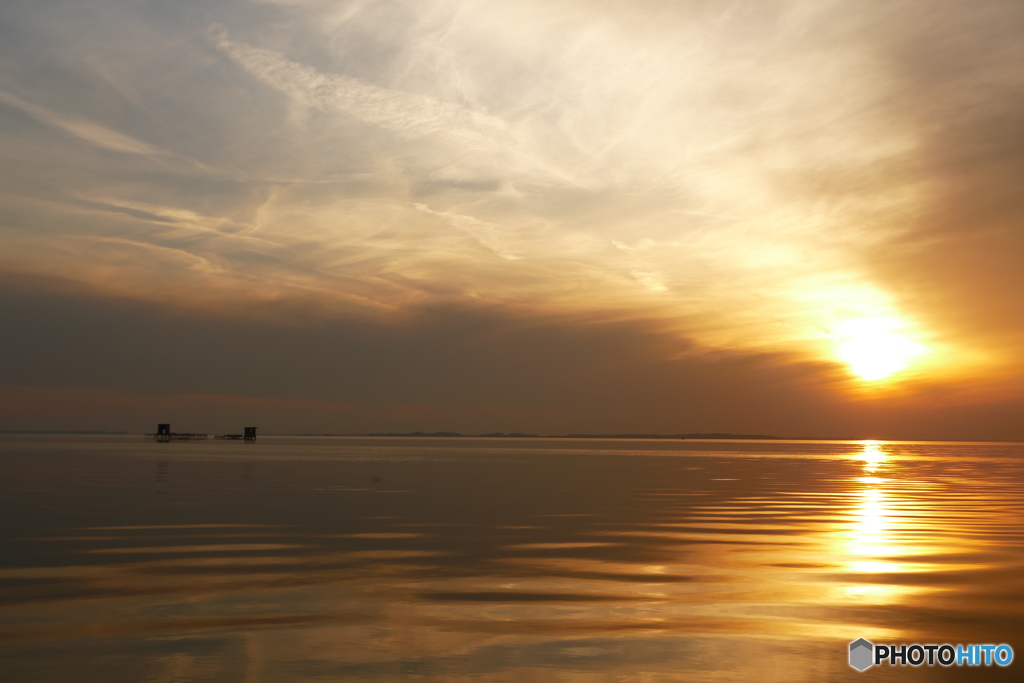 霞ケ浦夕景１