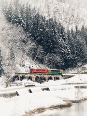 只見線眼鏡橋　改修判