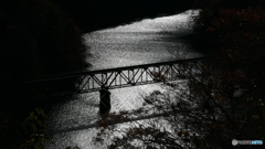 1170410 川と橋と…@福島県三島町