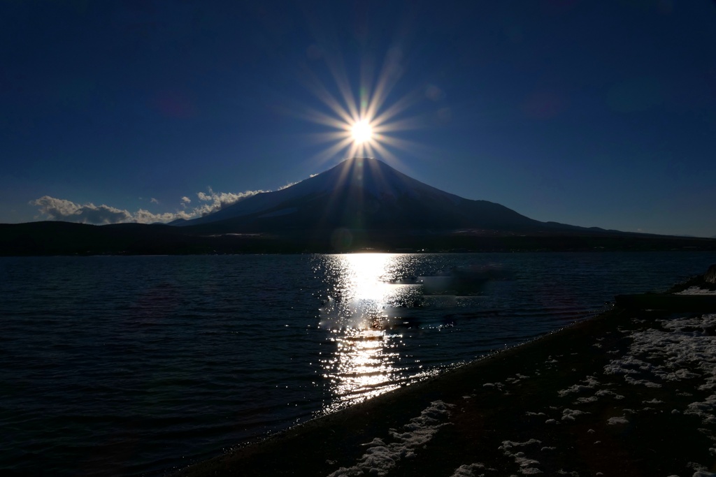 山中湖夕景４
