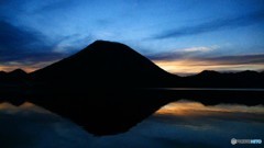 夜明けの榛名富士３